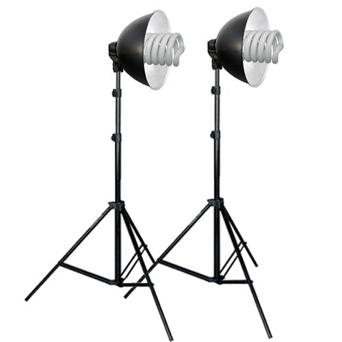 A set of constant light with reflectors 27cm, 850W